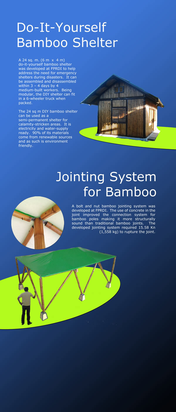 Do-It-Yourself Bamboo Shelter and Jointing System for Bamboo.